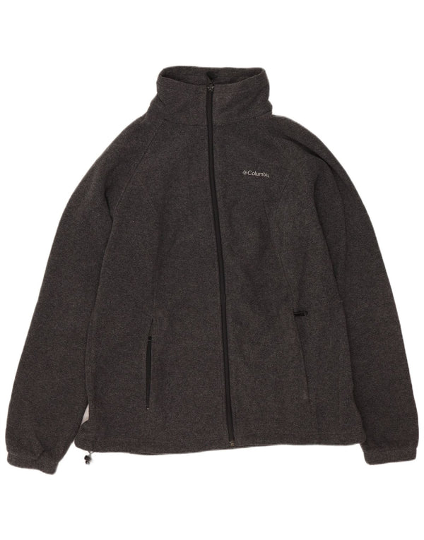 Columbia Γυναικείο Fleece Jacket UK 16 Large Grey Polyester