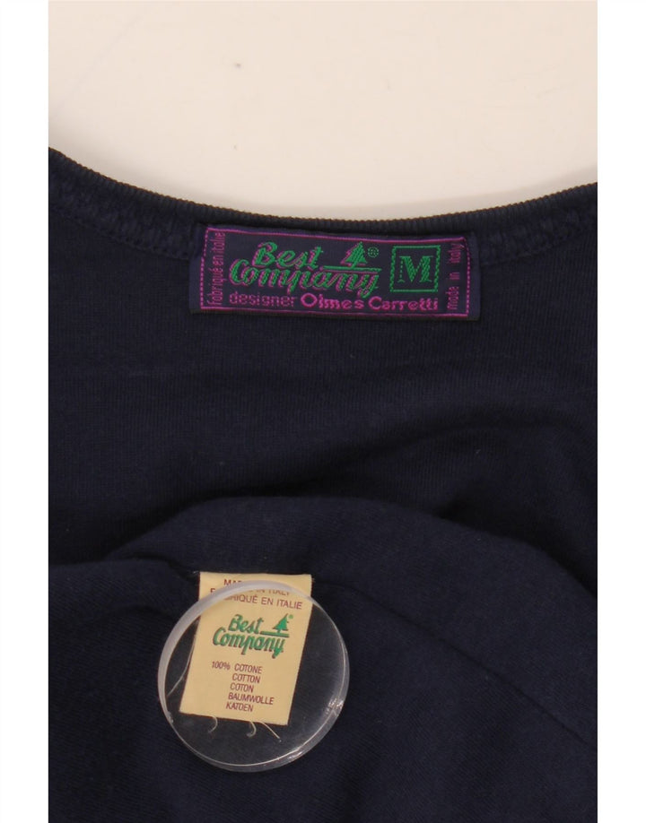 BEST COMPANY Γυναικεία ζακέτα Crop UK 14 Medium Navy Blue Floral