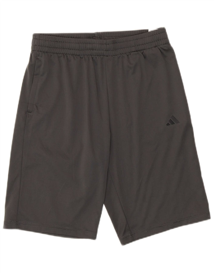 Adidas Boys Sport Short 13-14 Years Grey Polyester