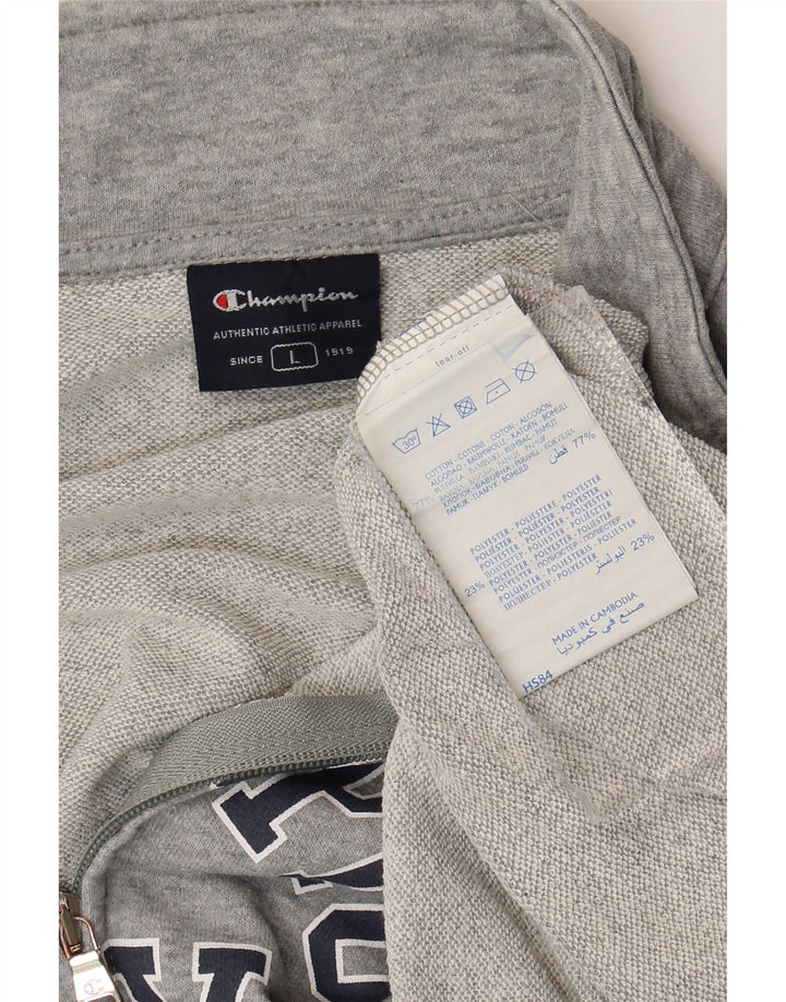 Ανδρική φόρμα Champion NY Rochester Graphic Top Jacket Large Grey Flecked