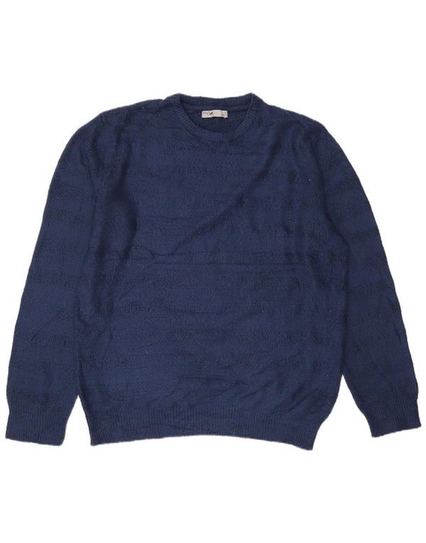 Ανδρικό πουλόβερ Marks & Spencer Crew Neck Jumper XL Navy Blue