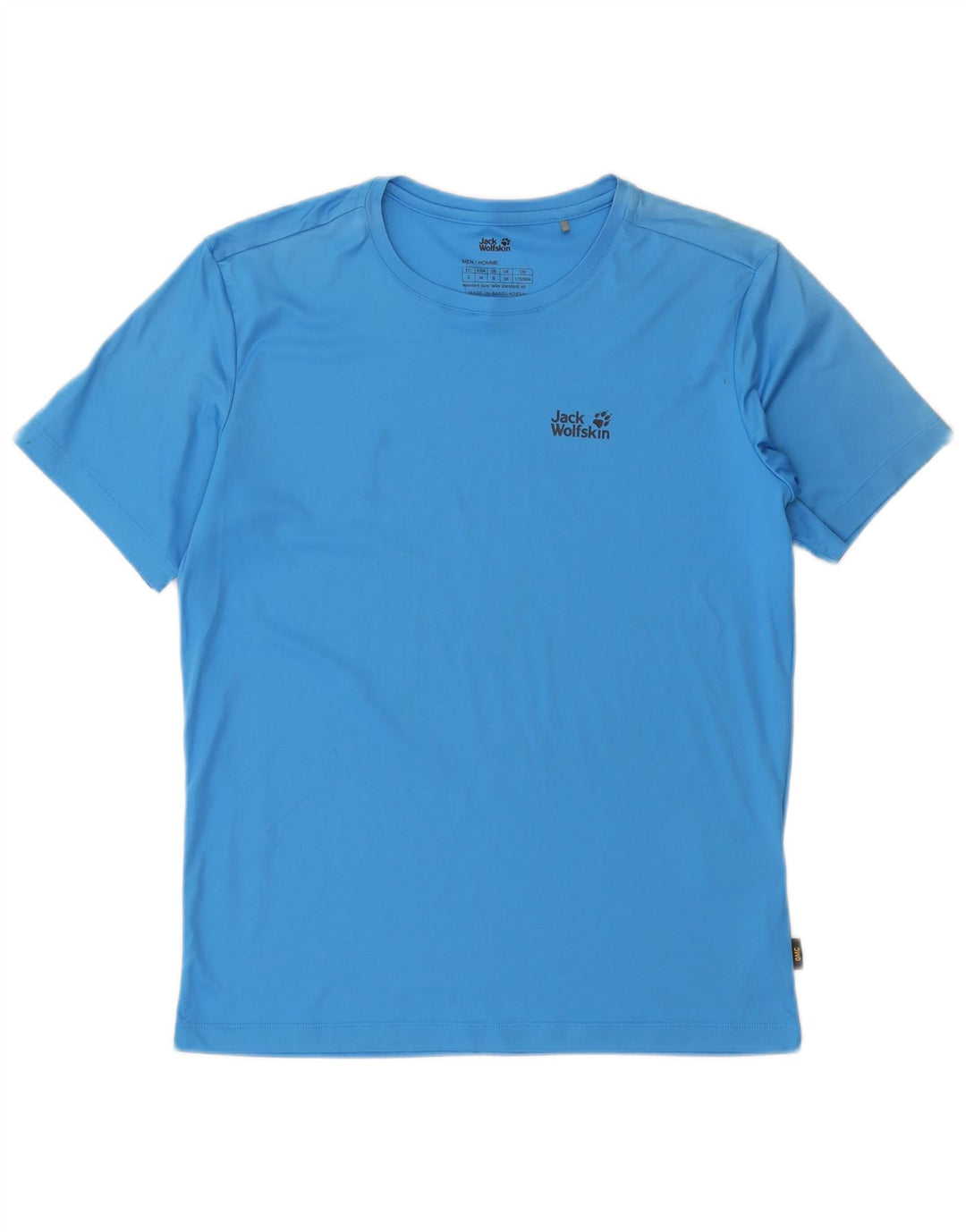 Jack Wolfskin Ανδρικό T-Shirt Top UK 38 Small Blue Polyester