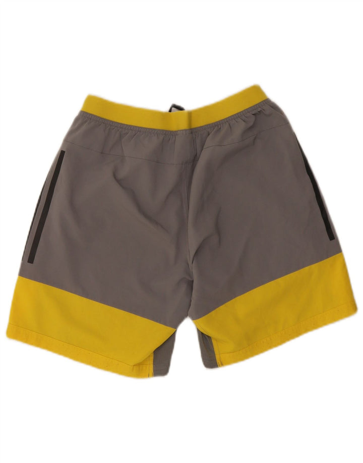 Ανδρικό αθλητικό σορτς Adidas Small Grey Colourblock Πολυεστέρας