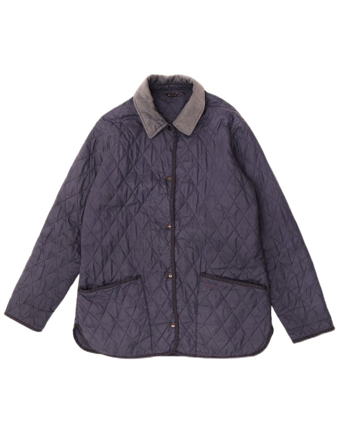 Γυναικείο καπιτονέ μπουφάν Barbour UK 14 Large Navy Blue Polyamide