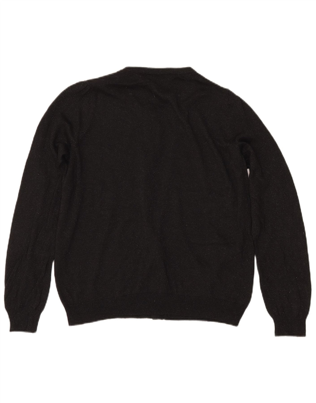 MARKS & SPENCER Γυναικείο πουλόβερ ζακέτα UK 14 Medium Black Flecked