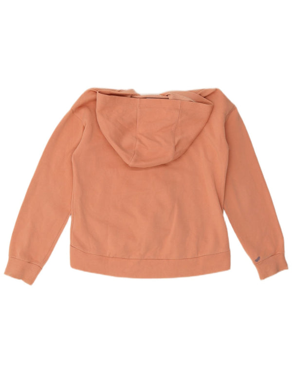 Nike Girls Zip Hoodie πουλόβερ 12-13 ετών μεγάλο ροζ βαμβακερό