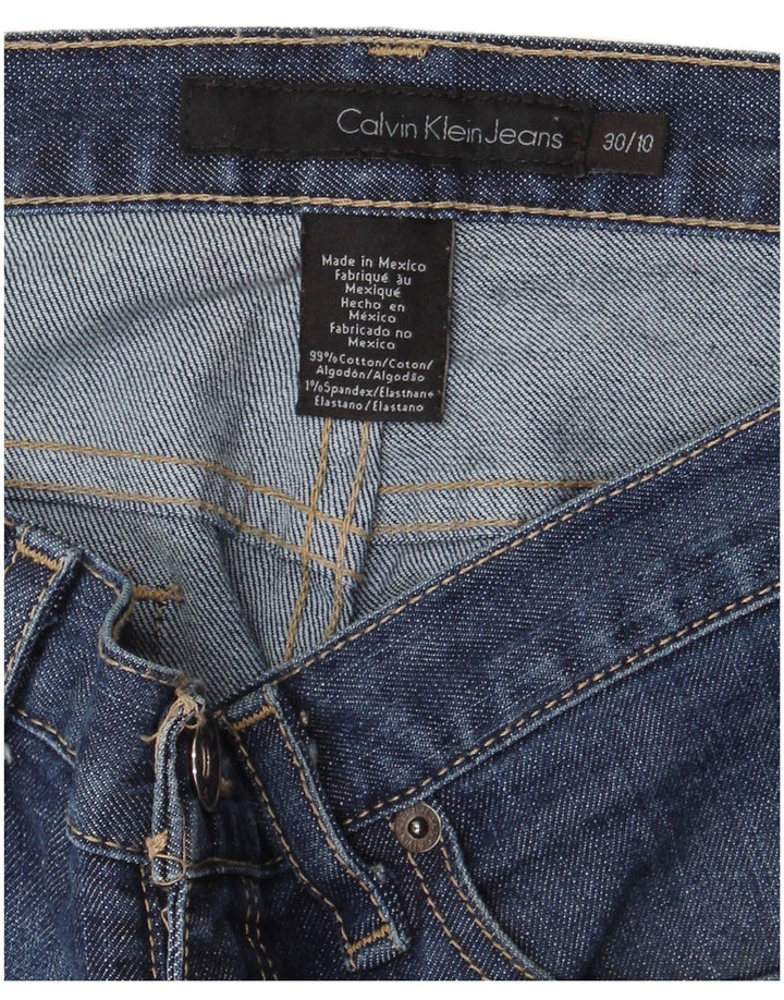 CALVIN KLEIN Γυναικείο τζιν μποτάκι US 10 Μεγάλο W30 L32 Μπλε βαμβακερό