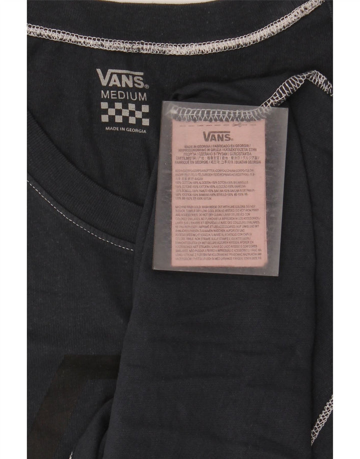 Vans Γυναικείο Γραφικό Γιλέκο Τοπ UK 12 Medium Navy Blue