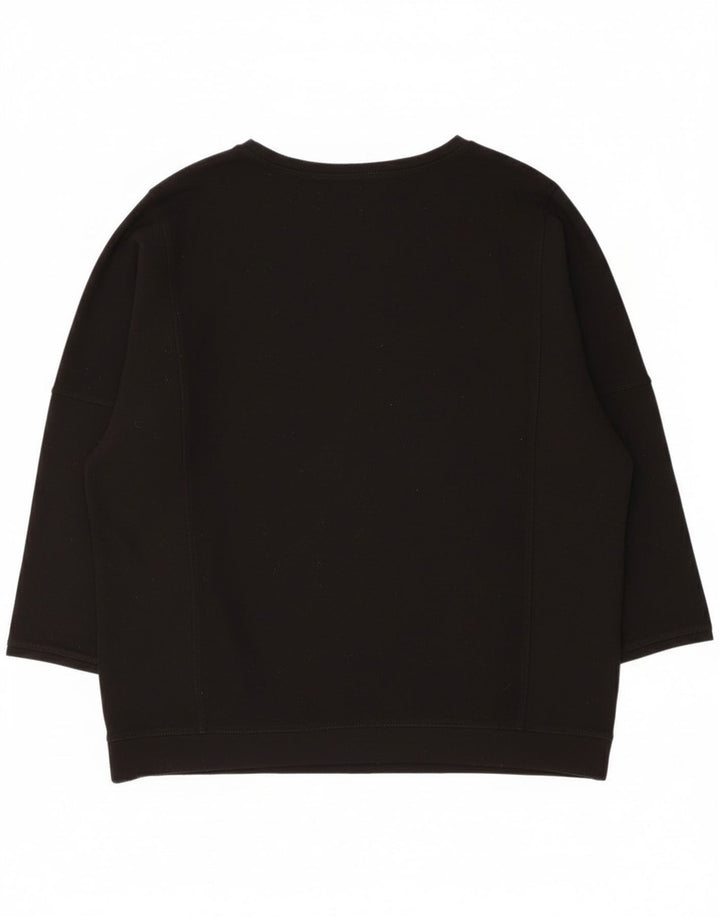 Zara Γυναικεία φούτερ μεγάλου μεγέθους Jumper UK 10 Small Black
