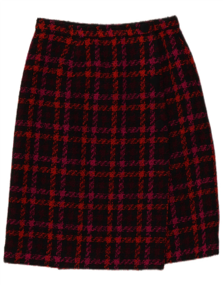Vintage Γυναικεία Wrap Φούστα W26 Μικρό πολύχρωμο Houndstooth