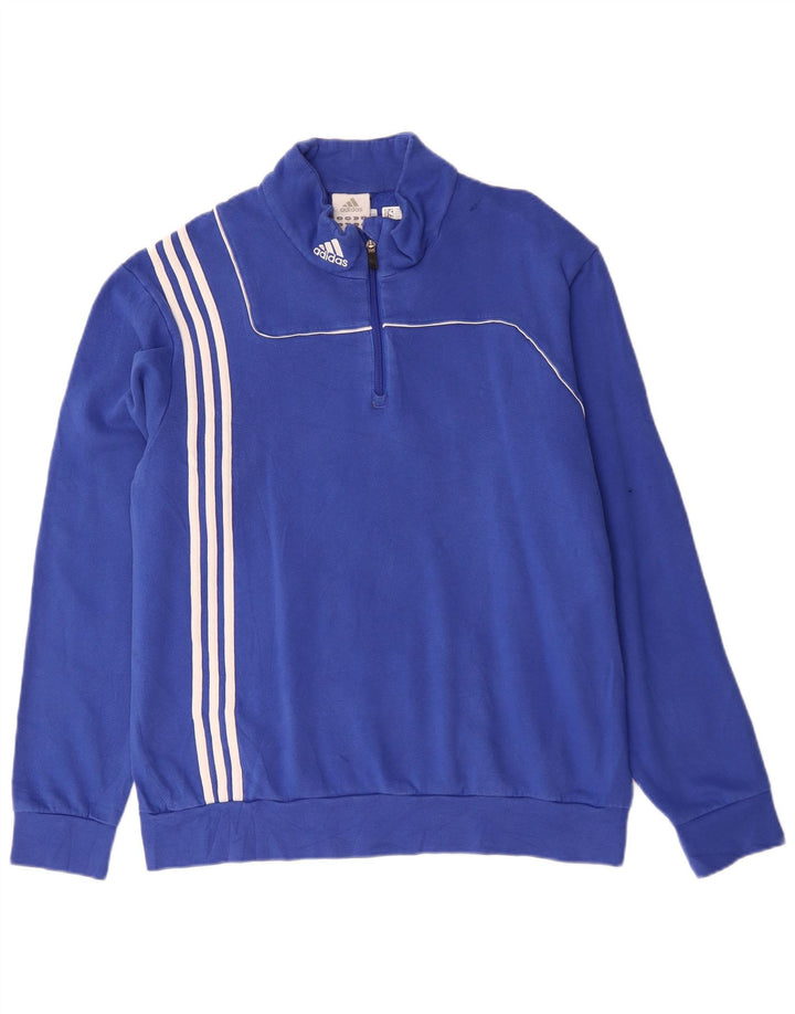 Ανδρικό φούτερ ADIDAS με φερμουάρ Jumper UK 48/50 XL Μπλε