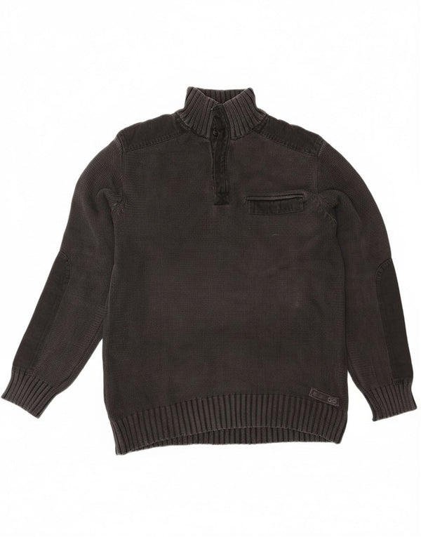 Ανδρικό πουλόβερ με κουμπιά Marlboro Classics XL Γκρι βαμβακερό