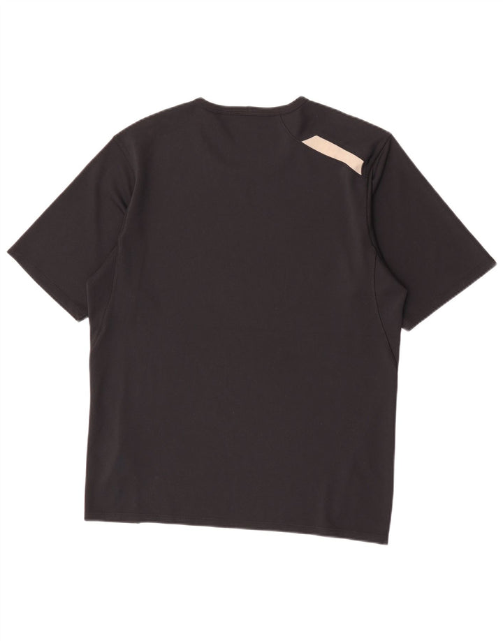 Ανδρικό T-Shirt Nike Top από μεσαίο μαύρο πολυεστέρα