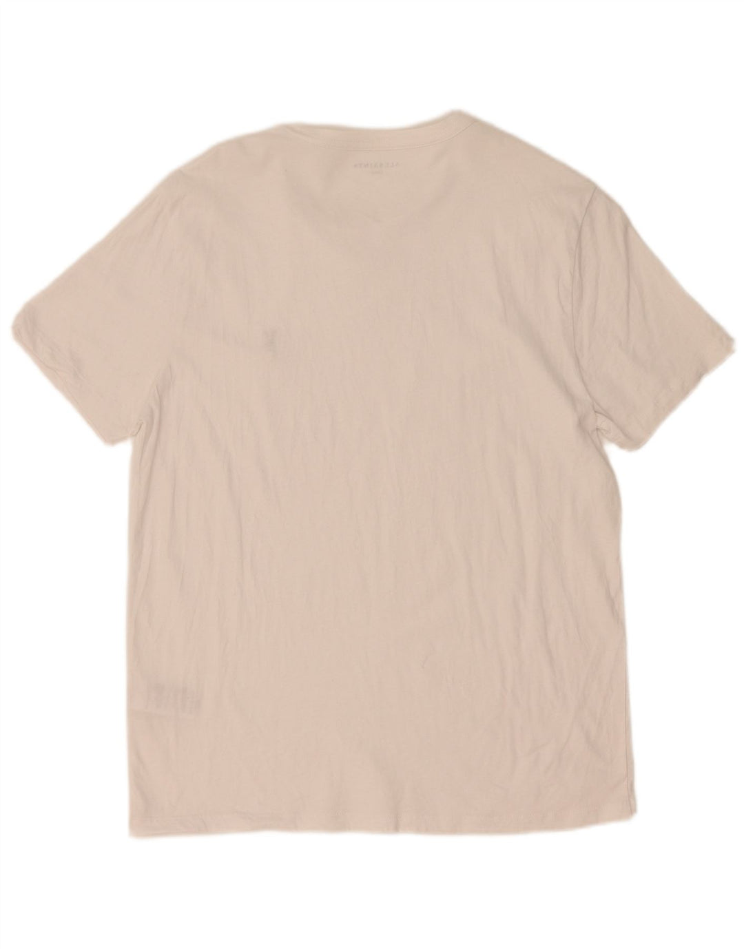Ανδρικό T-Shirt All Saints Top μεγάλο λευκό βαμβακερό