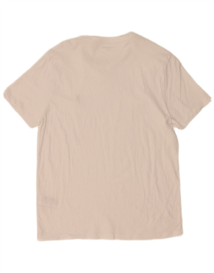 Ανδρικό T-Shirt All Saints Top μεγάλο λευκό βαμβακερό