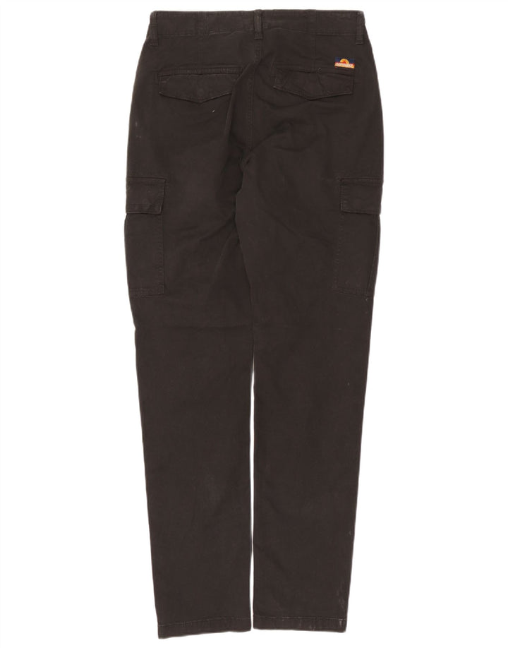 Ανδρικό Slim Cargo Παντελόνι Superdry W28 L32 Μαύρο βαμβακερό