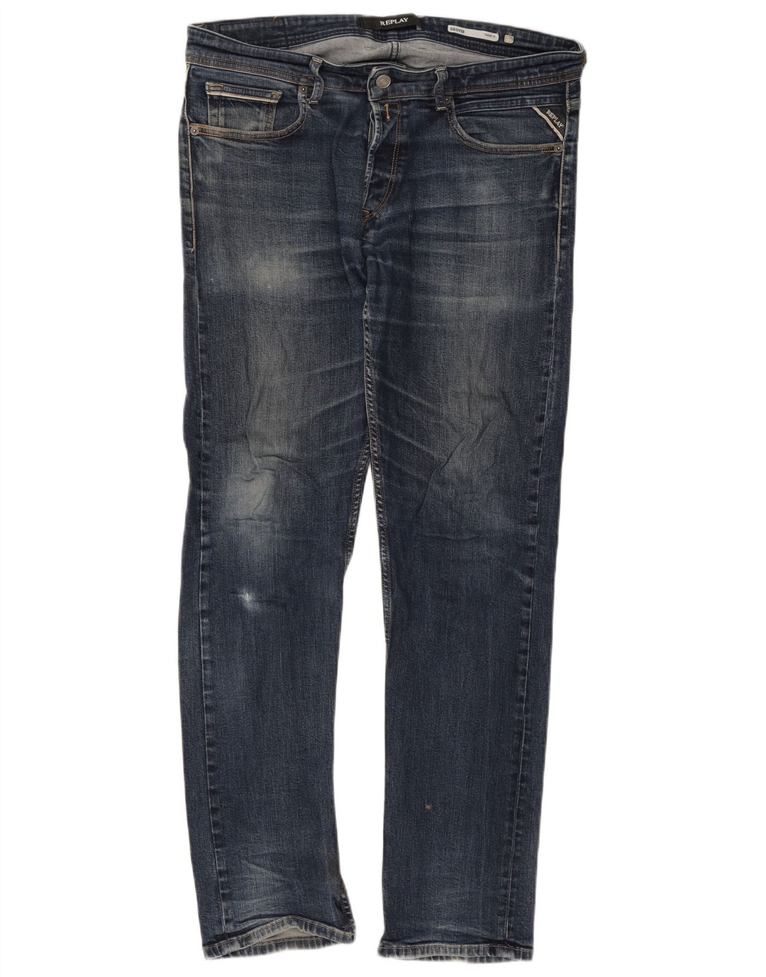 Replay Ανδρικό Grover Straight Jeans W34 L31 Blue