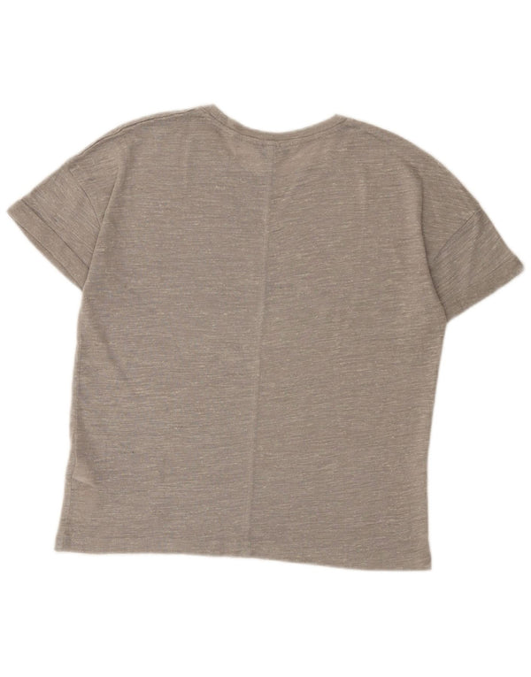 Γυναικείο T-Shirt Topshop Top UK 10 ακρυλικό με γκρι κουκκίδες