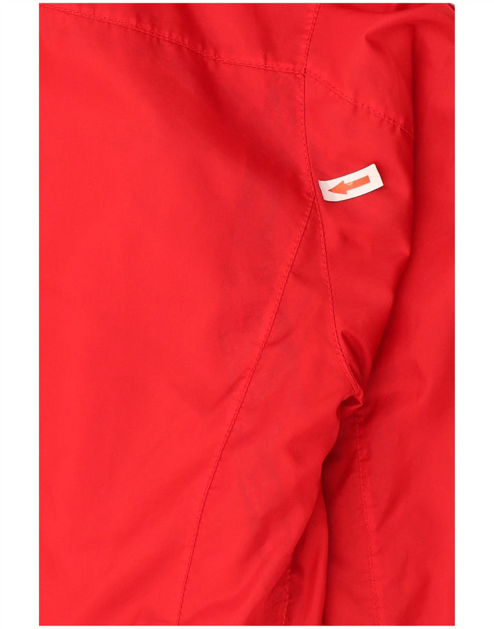 Armani Jeans Γυναικείο Windbreaker Jacket UK 12 Medium Red Polyamide