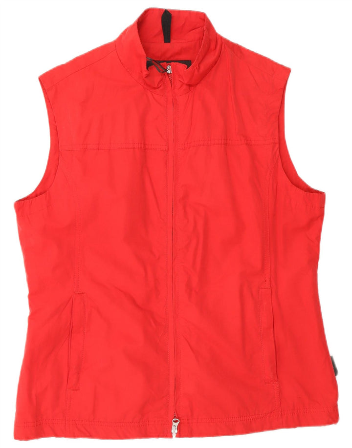 INVICTA Γυναικείο Gilet UK 16 μεγάλο κόκκινο βαμβακερό