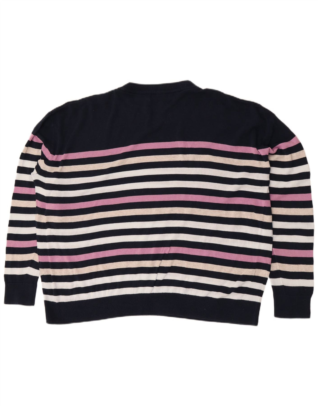 Marks & Spencer Γυναικείο πουλόβερ με λαιμόκοψη UK 18 XL πολύχρωμο