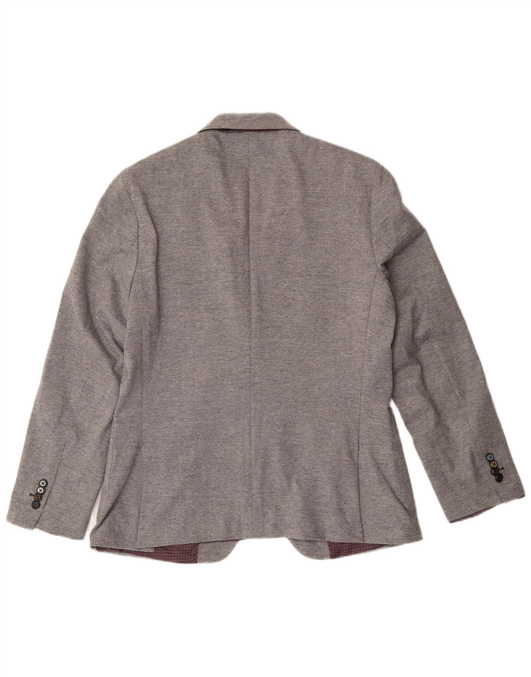 John Barritt Γυναικείο Μπουφάν Blazer με 2 Κουμπιά IT 50 XL Γκρι βαμβακερό