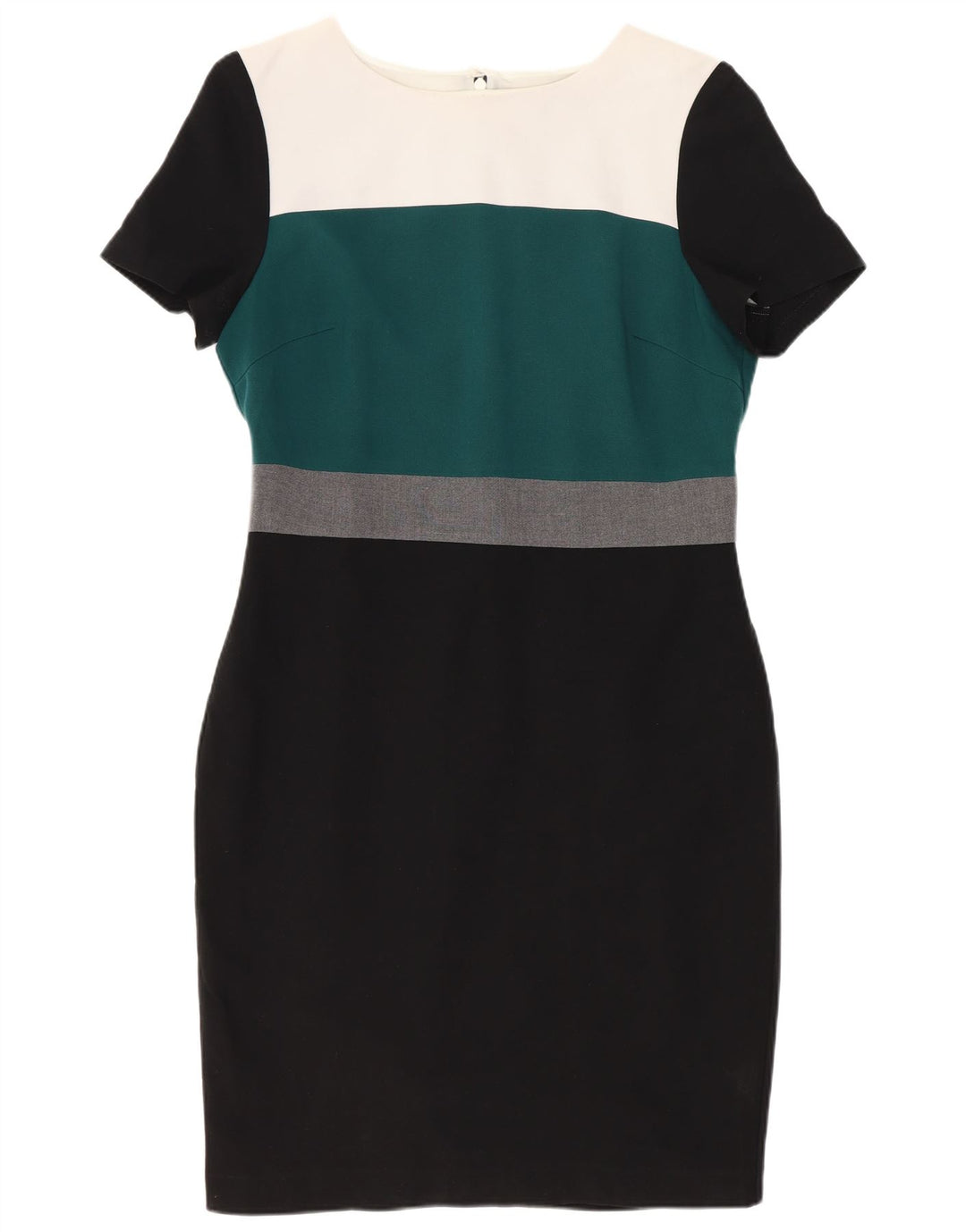 Γυναικείο φόρεμα με θήκη Marks & Spencer UK 12 Medium πολύχρωμο Colourblock