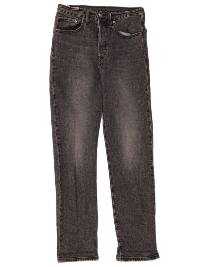 Γυναικείο Levi's 501 Straight Jeans W26 L30 Γκρι βαμβακερό
