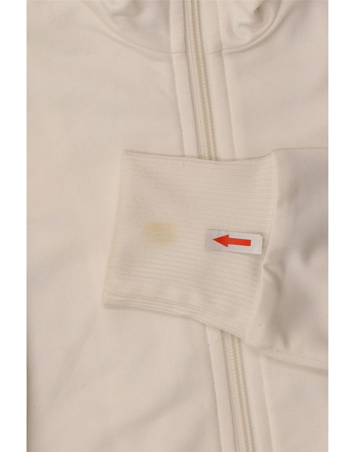 Γυναικεία αθλητική φόρμα γραφικών Adidas Top Jacket EU 38 Small White Polyester