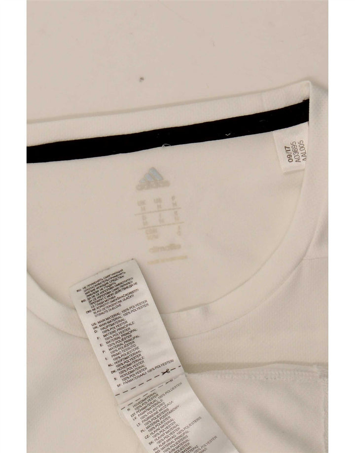 Ανδρικό T-Shirt Climalite Adidas Top Medium White Polyester