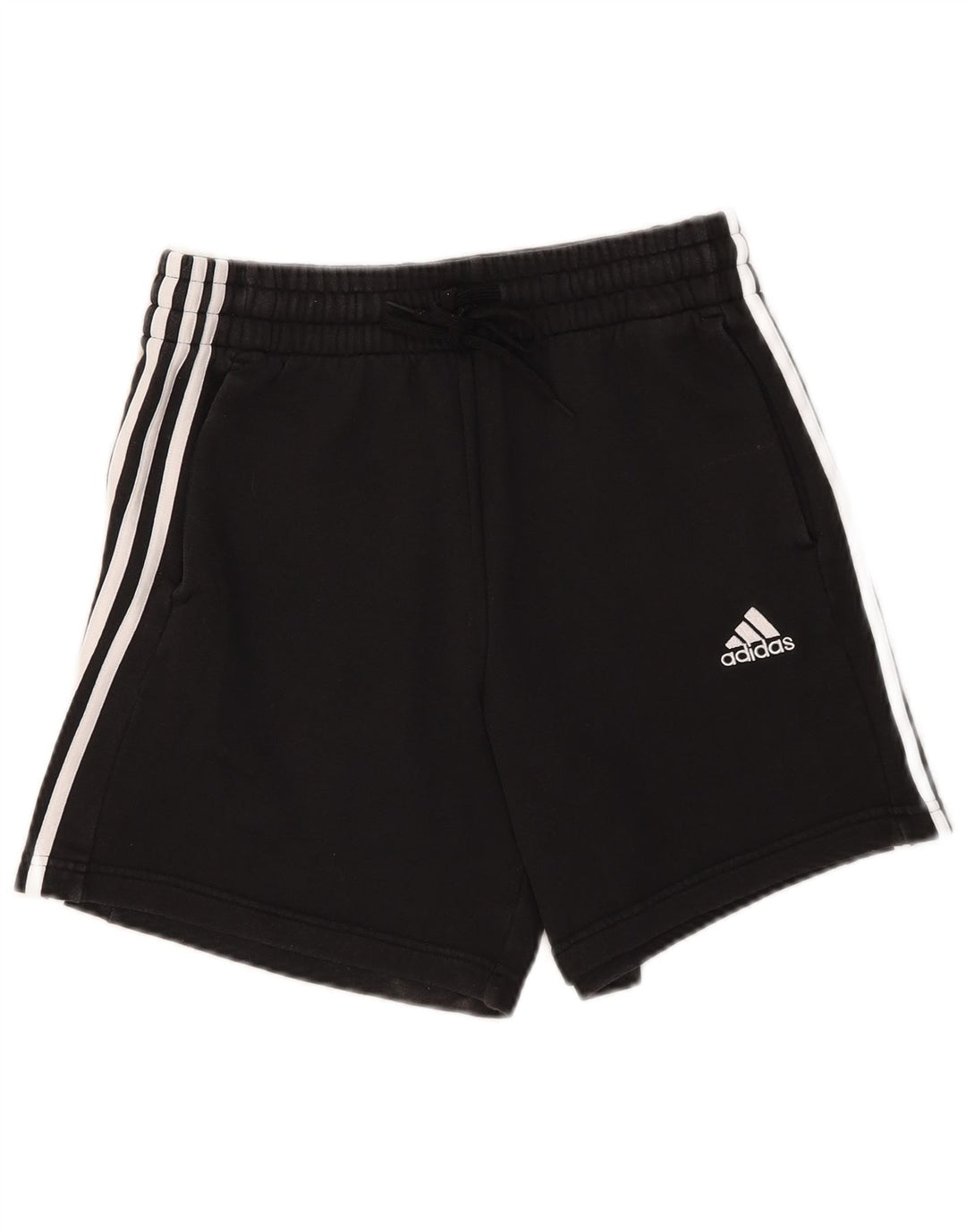 Adidas Boys αθλητικό σορτς 13-14 ετών μεσαίο μαύρο βαμβακερό
