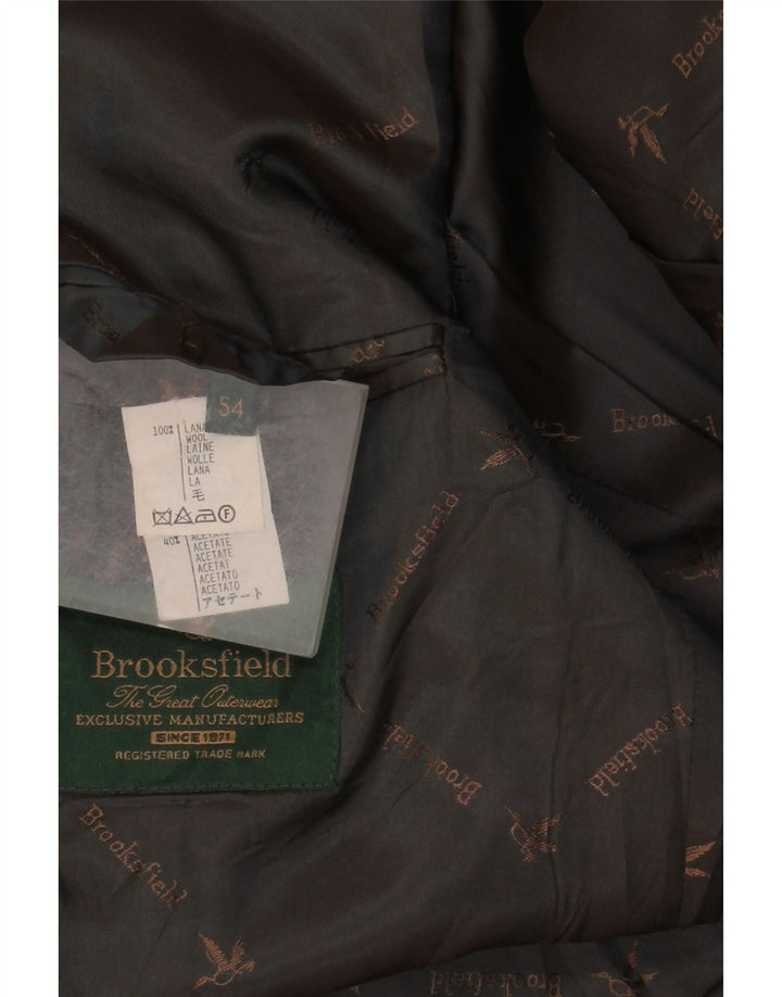 Γυναικείο μπουφάν μπλέιζερ με 3 κουμπιά Brooksfield IT 54 2XL Navy Blue Wool