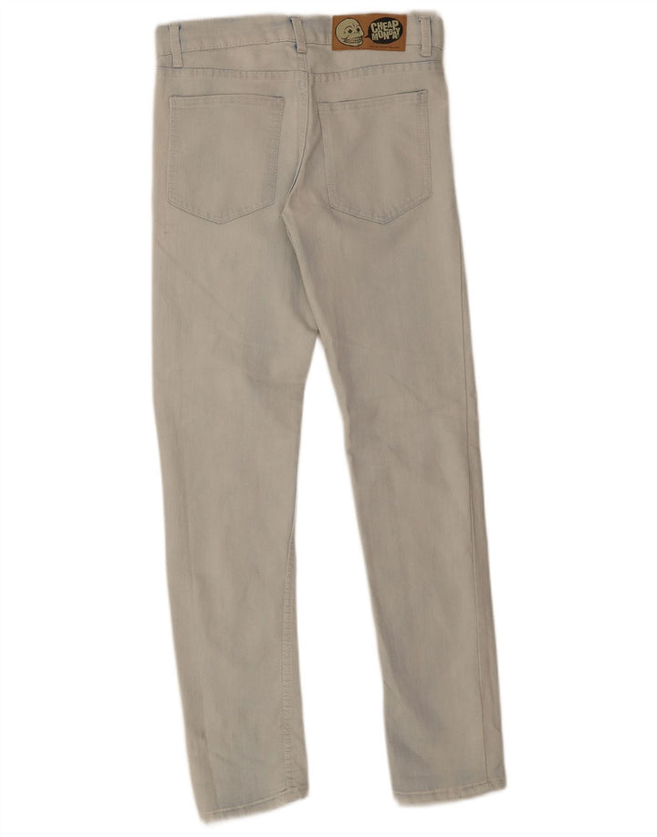 Φτηνό Monday Ανδρικό Slim Jeans W30 L32 Λευκό βαμβακερό