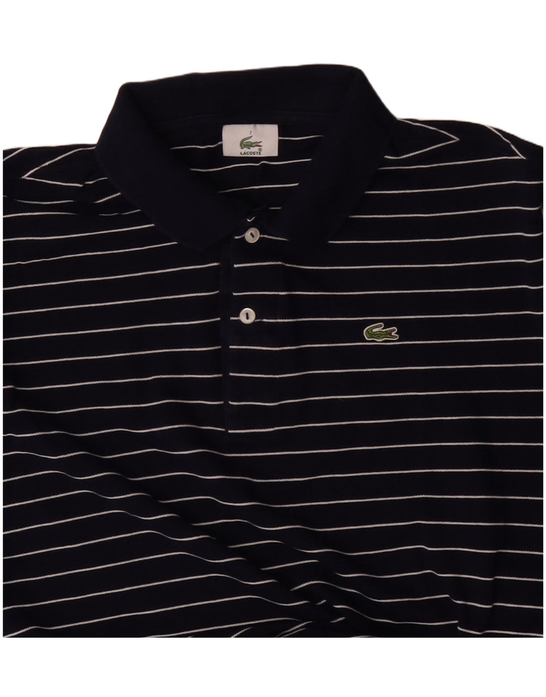 Ανδρικό μπλουζάκι πόλο Lacoste, μέγεθος 7 2XL Navy Blue ριγέ