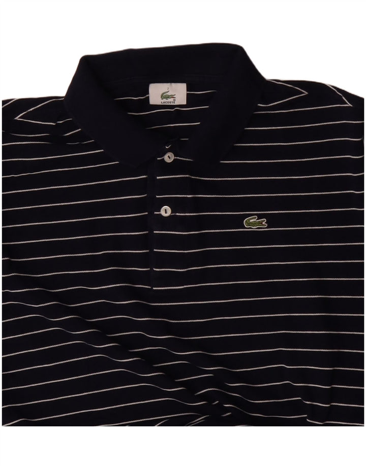 Ανδρικό μπλουζάκι πόλο Lacoste, μέγεθος 7 2XL Navy Blue ριγέ