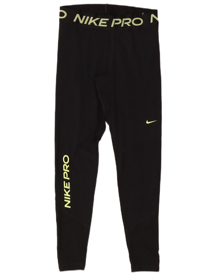 Γυναικεία κολάν Nike Dri Fit Graphic UK 12 Medium Black Polyester