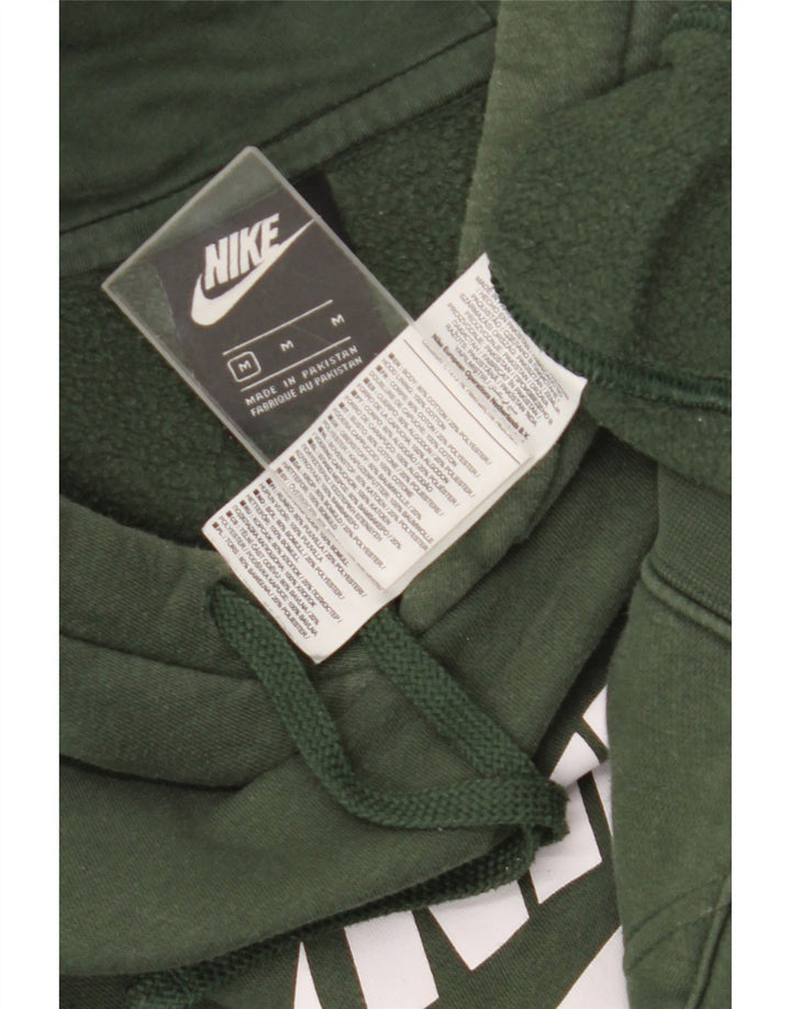 Ανδρικό γραφικό φούτερ Nike, μεσαίο πράσινο βαμβακερό