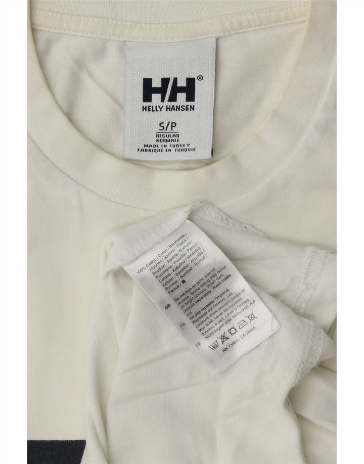 Ανδρικό γραφικό μπλουζάκι Helly Hansen Μπλουζάκι, μικρό λευκό βαμβακερό