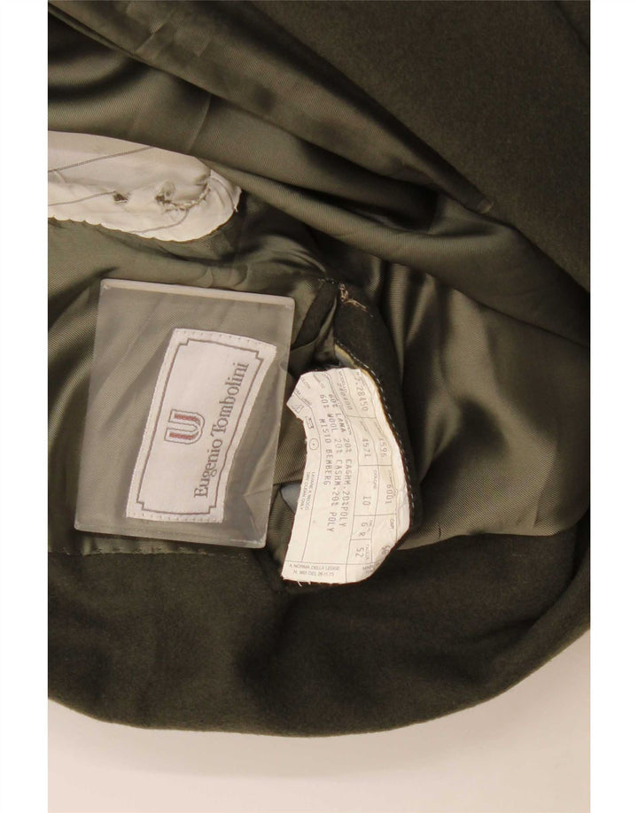 Vintage Ανδρικό Μπουφάν Blazer IT 52 XL Χακί Μαλλί