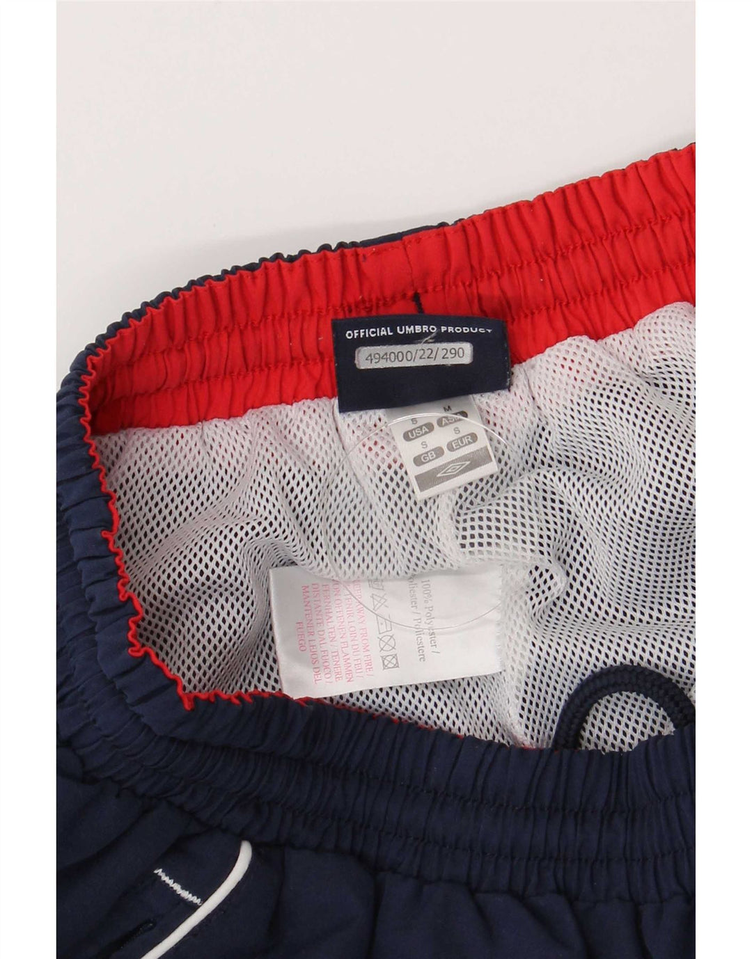 Ανδρική φόρμα Umbro Graphic Παντελόνι Joggers Small Navy Blue Polyester