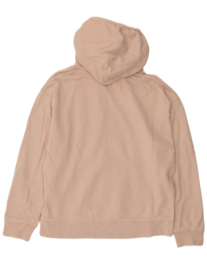 LEVI'S Γυναικείο Hoodie Jumper UK 14 Medium Pink Βαμβακερό
