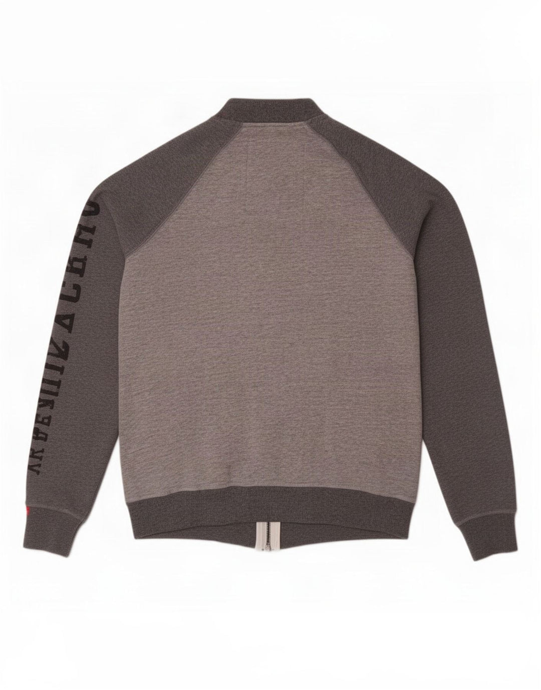 Superdry Ανδρική φόρμα αθλητικής φόρμας με γραφικό τζάκετ Μπουφάν μεγάλο γκρι βαμβακερό