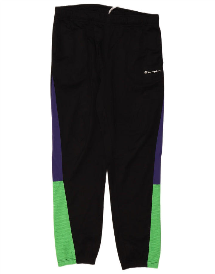 Ανδρική φόρμα CHAMPION Παντελόνι Joggers XL Μαύρο Colourblock Πολυεστέρας