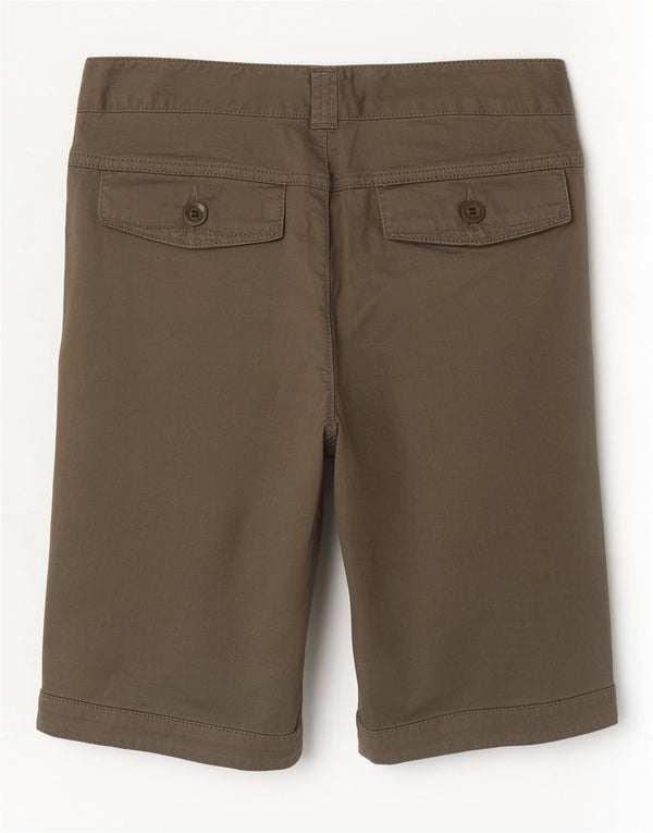 Γυναικείο Casual σορτς Benetton IT 44 Medium W30 Χακί βαμβακερό
