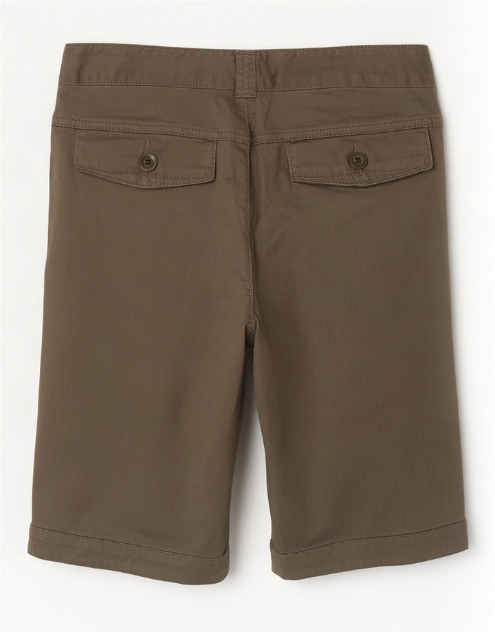 Γυναικείο Casual σορτς Benetton IT 44 Medium W30 Χακί βαμβακερό