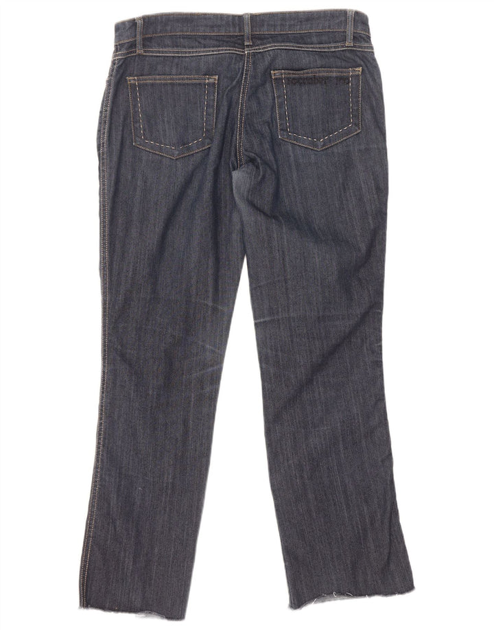 Roccobarocco Γυναικείο ίσιο τζιν W32 L29 Navy Blue Cotton