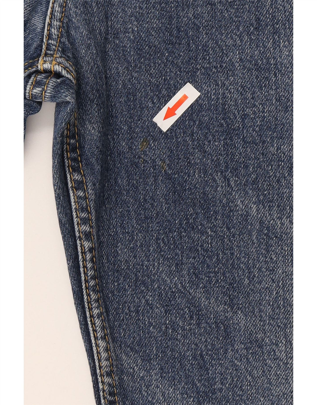 Lee Mens Straight Jeans W32 L30 Μπλε Βαμβακερό