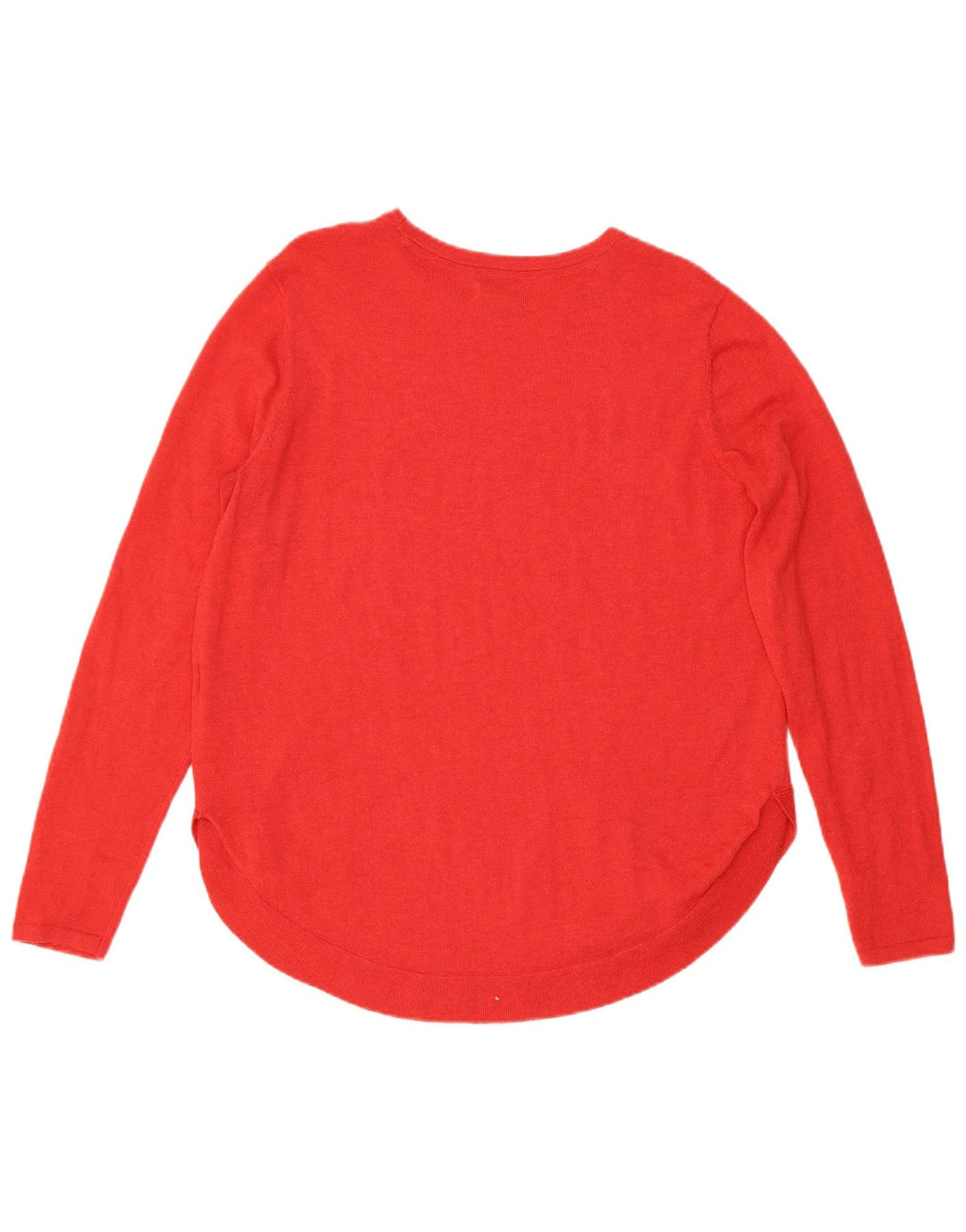 Fat Face Γυναικείο πουλόβερ με λαιμόκαυμα UK 14 Medium Red Polyester