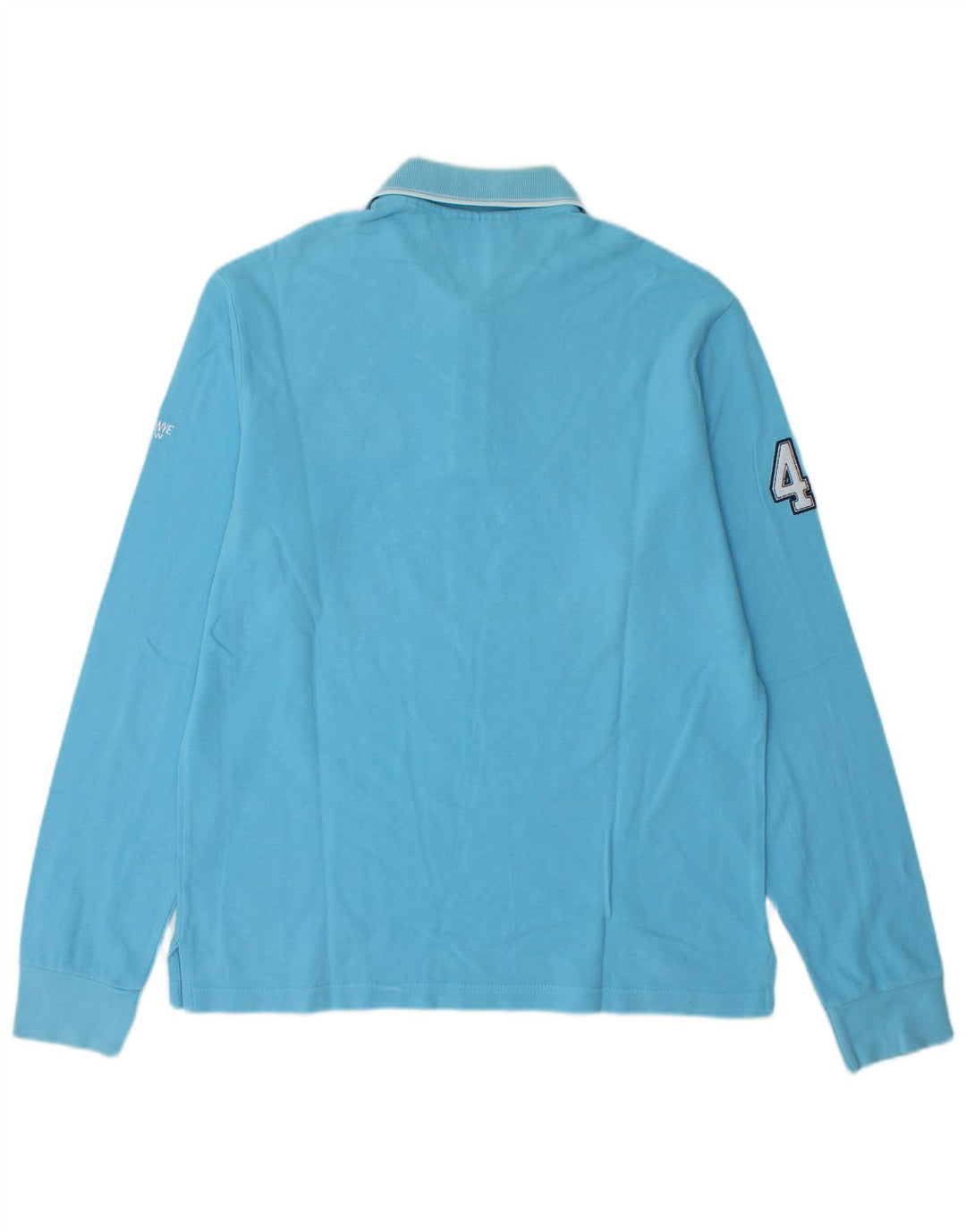 MURPHY & NYE Ανδρικό μακρυμάνικο μπλουζάκι πόλο γραφικό μεγάλο βαμβακερό