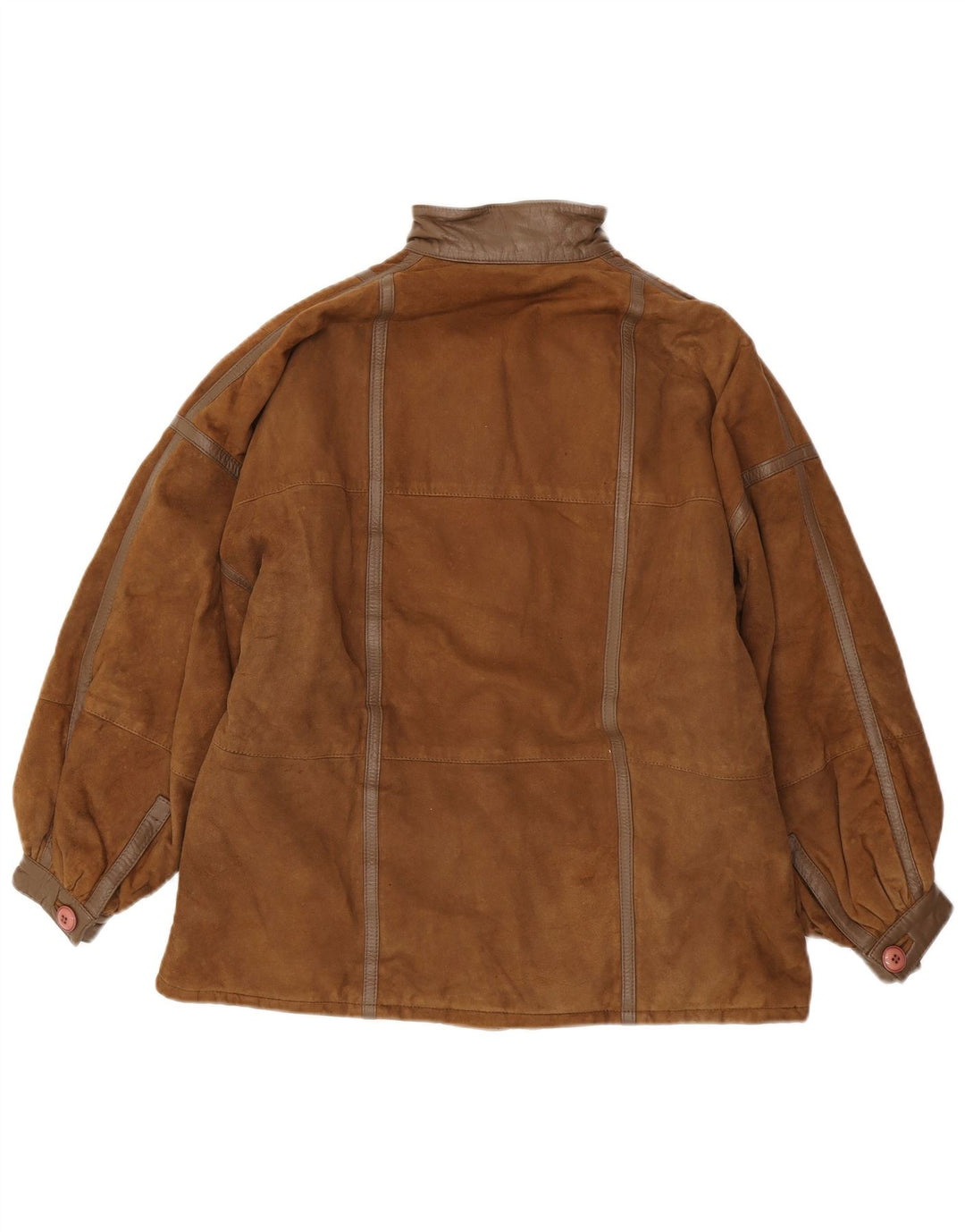 Vintage Γυναικείο Υπερμεγέθη Σουέντ Μπουφάν IT 42 Μεσαίο Καφέ